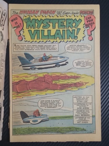 1965 Strange Tales Marvel Comic Book #127 "The Mystery Villian" - Picture 2 of 3