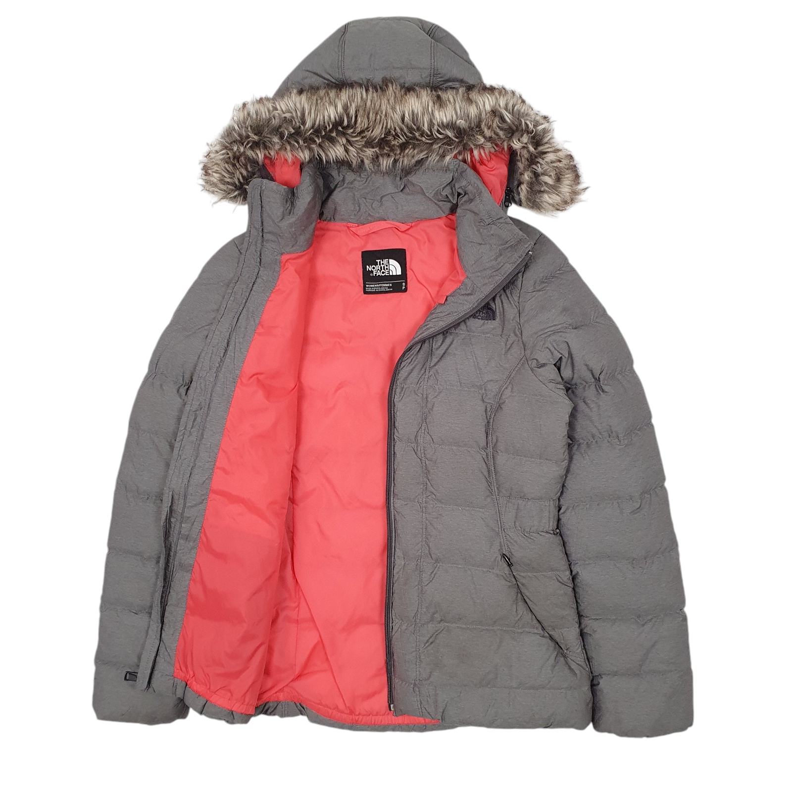 THE NORTH FACE Puffer Jacket Coat Insulated Goose Down Parka Womens S image 2
