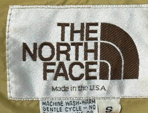 The North Face Vintage 80’s Mountain Parka Jacket Size Small USA Brown Label Tag - Picture 5 of 8