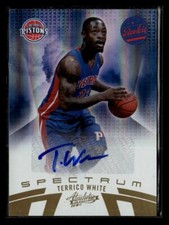 2010-11 Absolute Memorabilia #137 Terrico White Spectrum Signatures Gold #/199