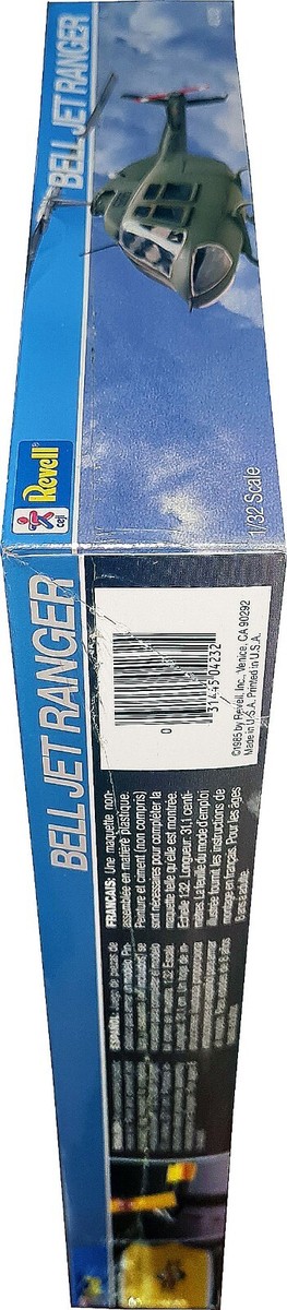 Revell Bell Jet Ranger, 1:32 Scale, Vintage 1985 Collectible, New