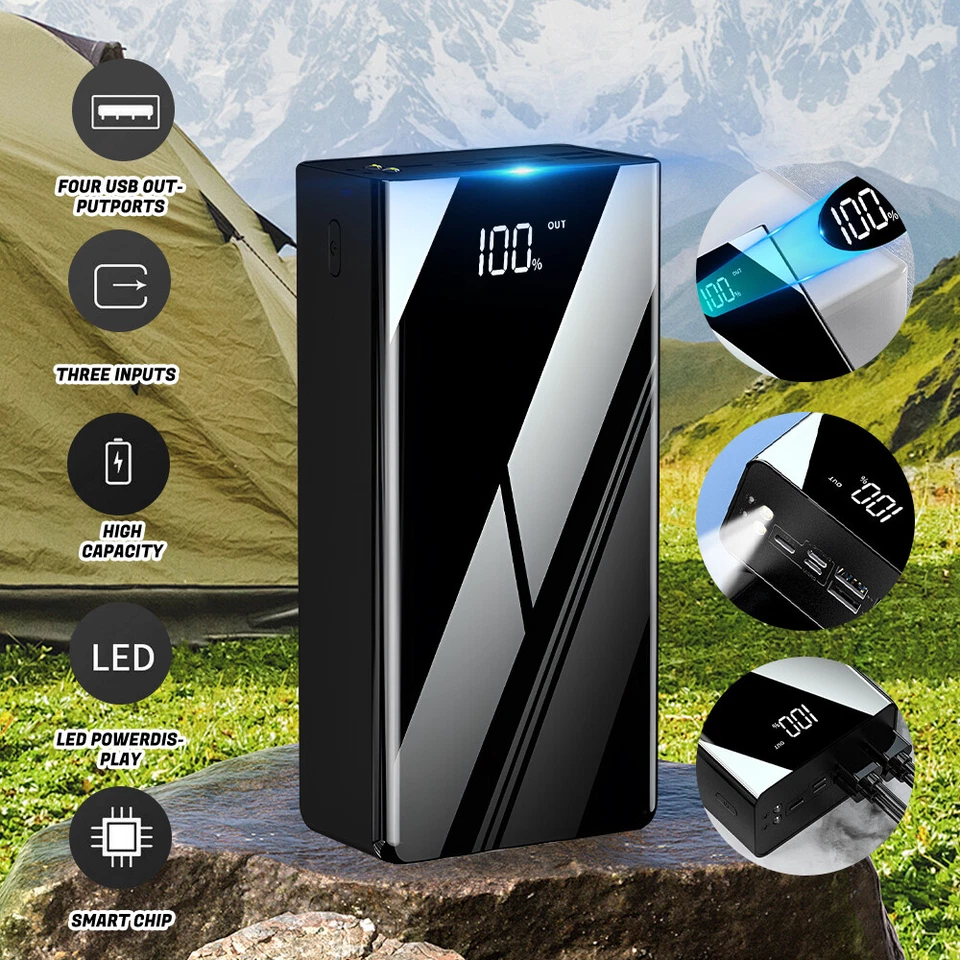 60000mAh Power Bank Fast Charger Large Capacity Portable Mobile External Battery - Image 2 of 4