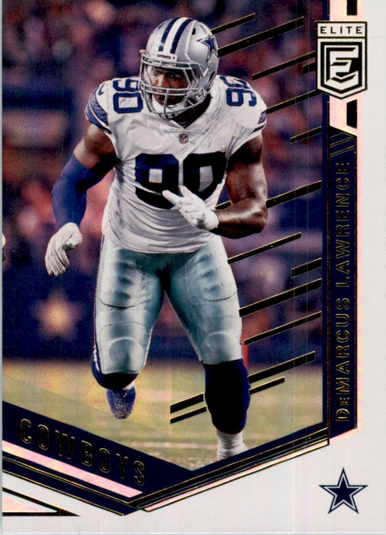 2018 Donruss Elite DeMarcus Lawrence Dallas Cowboys #4 NFL Football Card