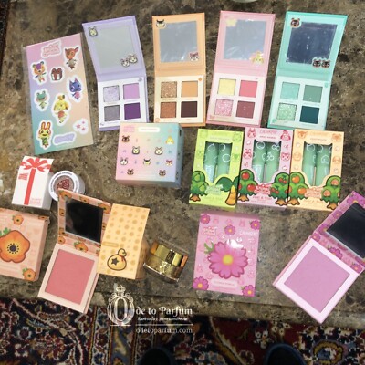 🦝🍃ANIMAL CROSSING x COLOURPOP Full Makeup Collection Stickers 🐕💕 