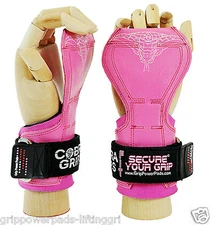Cobra Grips FIT Weightlifting Straps Power Lifting Hooks Gym Gloves Wraps