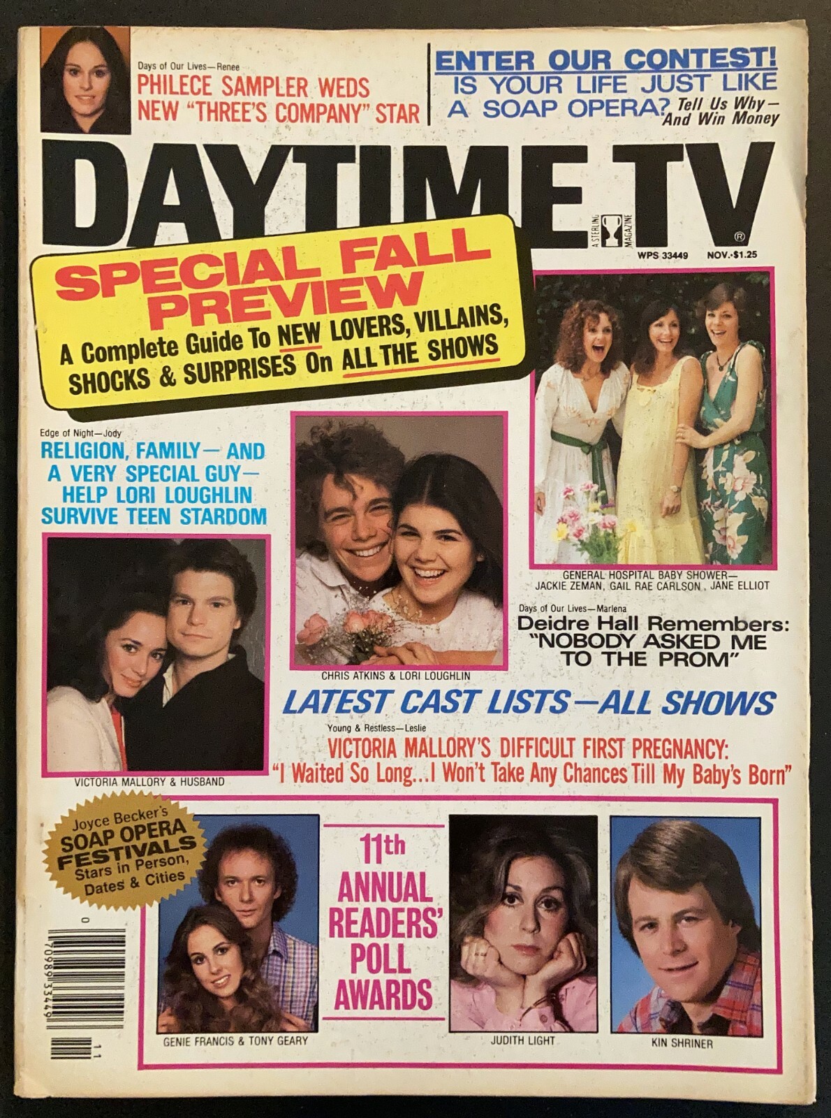 1981 "DAYTIME TV" MAGAZINE (NOV) - SOAP OPERA STARS & PROGRAMS - STERLING |  eBay
