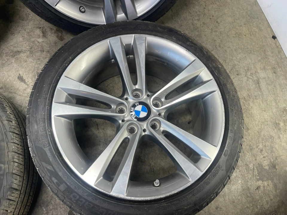 BMW F30 F32 F36 STYLE 397 8X18" ARO RODAS AROS CONJUNTO DE 4 COM PNEUS FABRICANTE DE EQUIPAMENTO ORIGINAL 38K - Imagem 2 de 4