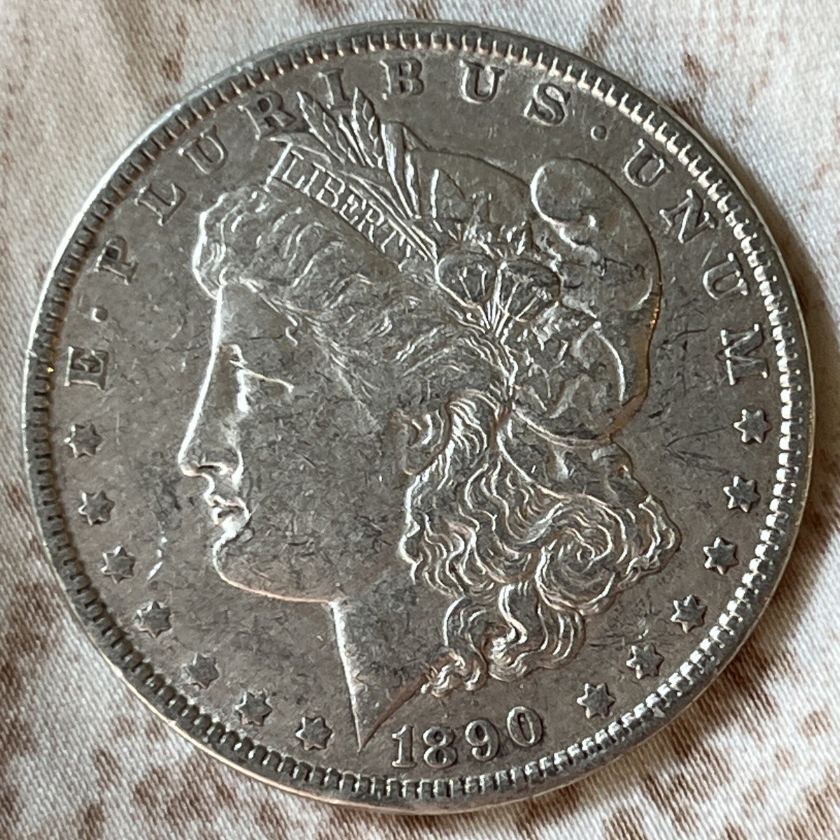 1890 US Morgan Silver Dollar $1 XF Details(Cleaned) B08 | eBay