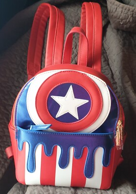 DANIELLE NICOLE Marvel Captain America Mini Backpack  display picture 2