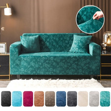 Velvet Embossing Sofa Cover Elastic Sofa Covers All-inclusive Slipcover Couch