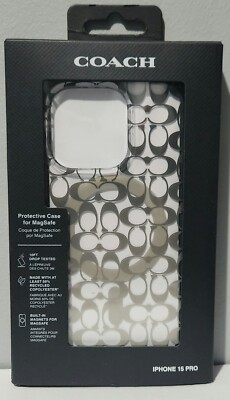 COACH iPhone 15 Pro, Compatible with MagSafe - Very Rare 