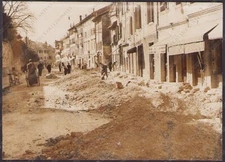 1953 UDINE Via Gemona covered tram rails Corso della Roggia Photography