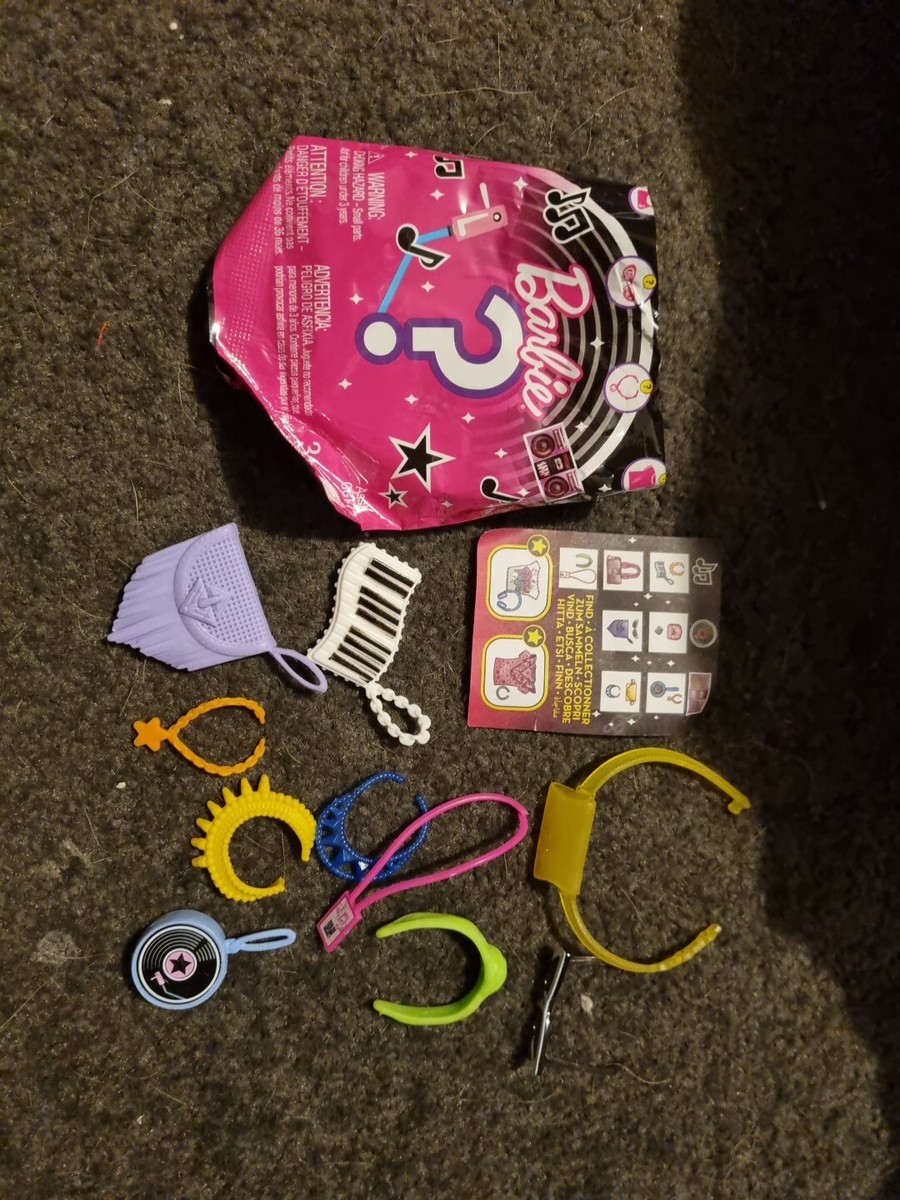 Lot of 10 Barbie Fashion Accessories Blind Bag Clothes Mattel Bags