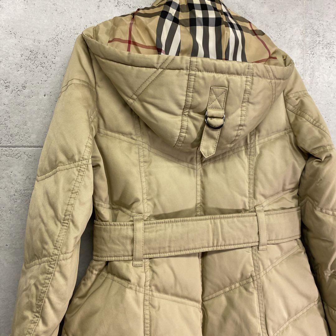 Burberry Blue Label Nova Check Down Coat Cotton Size38/M(US Burberry Blue Label Nova Check Down Coat Cotton Size38/M(US