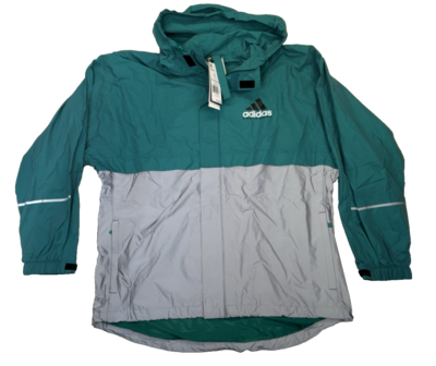 adidas Equipment Windbreaker Jacket Green Men's Size L New JC8228