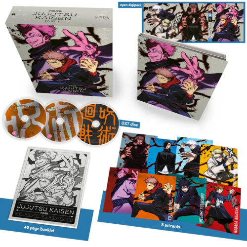 Jujutsu Kaisen Season 1 Part1 Blu Ray Region B Exclusive Collectors Edition + CD - Picture 1 of 2