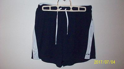  C9 Boys large gym shortselastic waist draw string navy white sides great shape