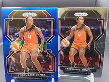 Stephanie Jones - 2022 Prizm WNBA - Blue #/199 And Base #124 - Mystics