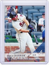 Charlie Culberson Braves Walk-Off Nats Topps NOW Moment 285 on 6.3. 2018 PR=227