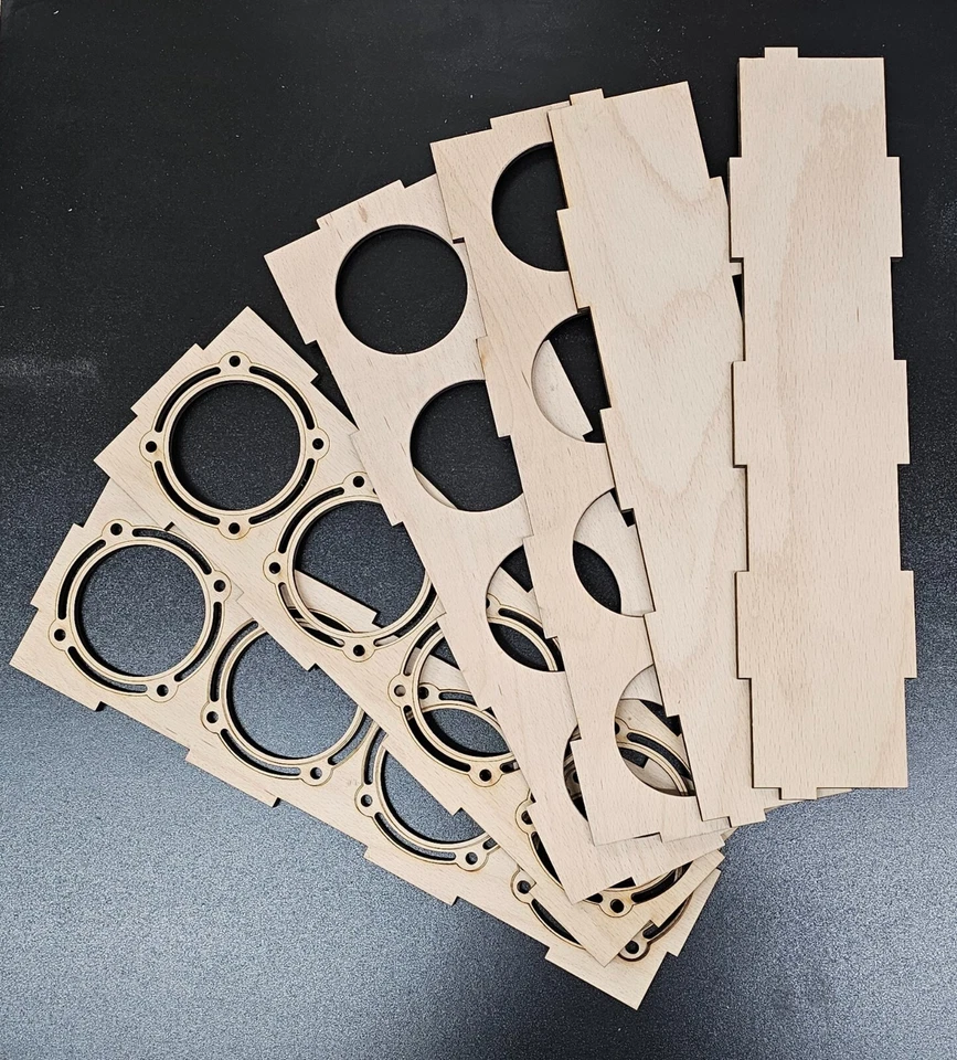 NEW !KIT! V8 beer engine including engraving.  Beer Crate, Men Gift - Image 3 of 4