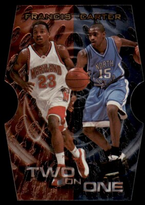 1999-00 Press Pass SE Two on One Steve Francis/Vince Carter Rookie #TO2B