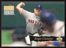 1993 Upper Deck Future Heroes Gold Signature Roger Clemens #57 Boston Red Sox