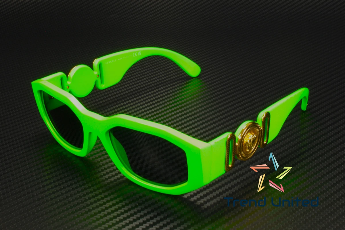 VERSACE VE4361 531987 Green Fluo Dark Grey 53 mm Men