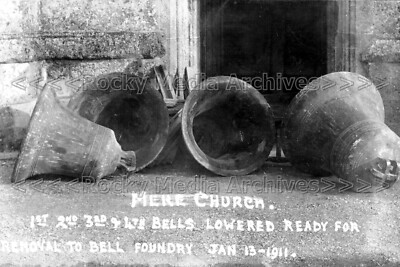 dpp-70 Mere Kirche. 1., 2., 3., 4th Bells, Wiltshire 1911. Foto