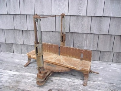 Antique Vintage Stanley Miter Box No. 246 Mitre Cast Iron Original