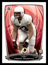 2014 Bowman #102 Trent Murphy Rookies Rookie Card Washington Redskins. rookie card picture