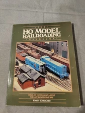 Vintage HO Model Railroading Handbook Softcover Book Robert Schleicher 1983