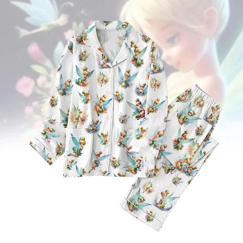 Tinker Bell Pajamas Set, Sleepwear For Women