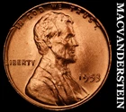 1953 Lincoln Wheat Cent- Choice Gem Brilliant Uncirculated Luster #J7255