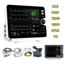 12.1 inch screen Multi-parameter Patient Monitor ECG NIBP Spo2 TEMP RESP PR