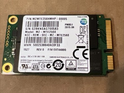 Samsung 256GB mSATA SSD MZ-MTE2560 Solid State Drive OEM FREE SHIP USA SELLER