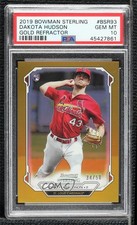 2019 Bowman Sterling Rookie Gold Refractor 34/50 Dakota Hudson PSA 10 GEM MT n0c