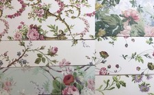 Anna Griffin Basket Double Sided Floral Cardstock 12 Sheets Retired OOP 