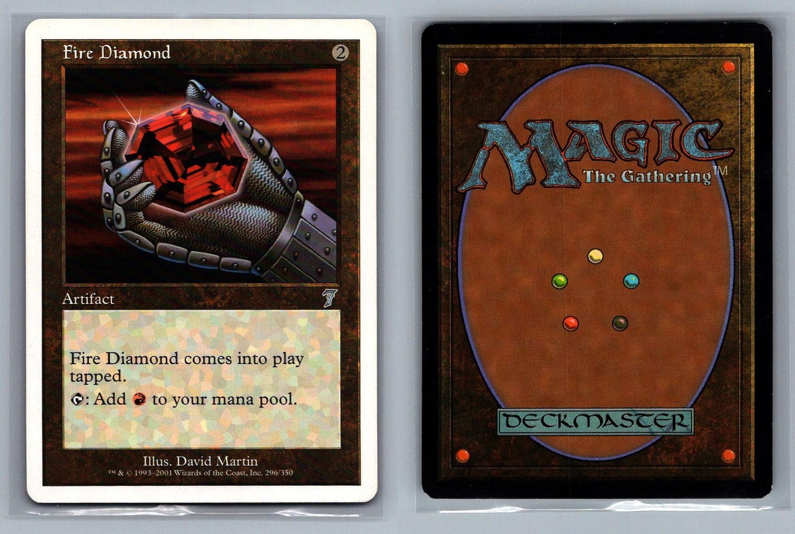 Fire Diamond #296 7th Edition Magic: The Gathering MTG - LP