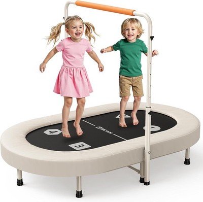 Foldable Toddler Trampoline 56 Inch Safe Elastic