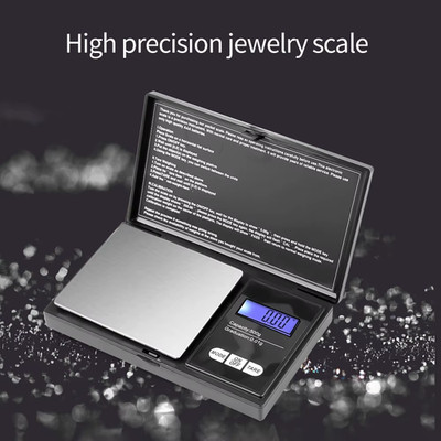 Mini Digitale Taschenwaage - 0,01 g - 500 g Schmuck Gold Wiegen LCD