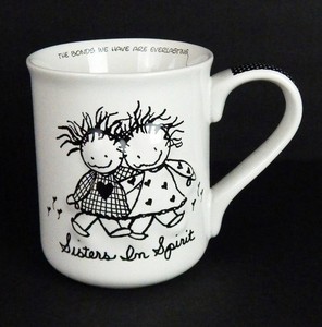Sisters In Sprit Ceramic Mug by Marci Children Of The Inner Light Enesco