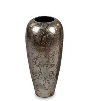 Bodenvase Antik Champagner Bauchig Rund H. 62Cm Aus Schwerer Keramik Formano