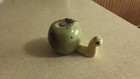 VINTAGE APPLE AND WORM CERAMIC SALT AND PEPPER SHAKERS  — photo 1