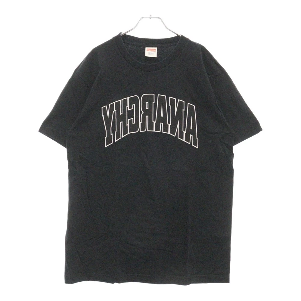 SUPREME Supreme 14SS Anarchy Arc Logo T shirts Anarchy Arc Logo Col Rond Shor
