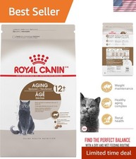 Feline Health Nutrition Aging Spayed/Neutered Senior Dry Cat Food, 7 lb Bag 7.43 per pound