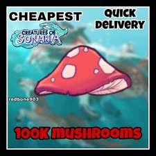 Creatures Of Sonaria | COS | 🍄100K - 1M Mushrooms  (Fast Delivery & Cheap)