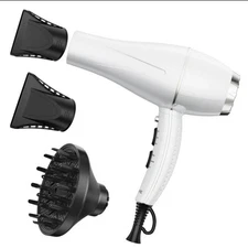 Hair Dryer, 1875W Blow Dryer with Diffuser for Quick Drying & Styling