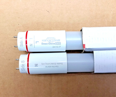 2x Keystone 7W T8 4000K Cool 18'' LED tube Replaces Sylvania F15T12/CW & F15T8/CW