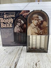 Vintage Musical Bogey Bank 1985 by Mag-Nif, Made In USA Works!