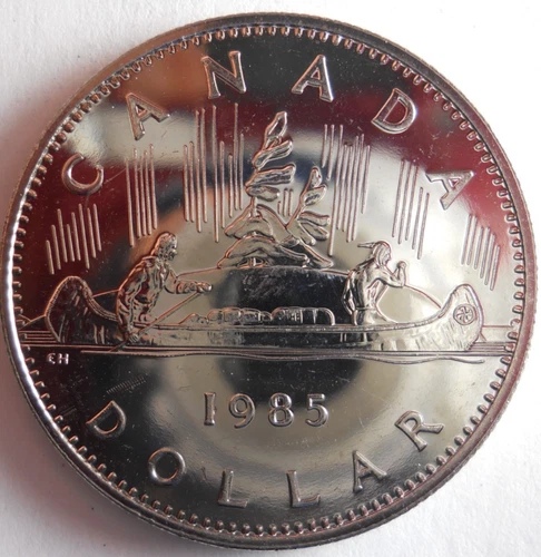 1985 CANADA DOLLAR - AU/UNC - Excellent Coin - Lot #M23